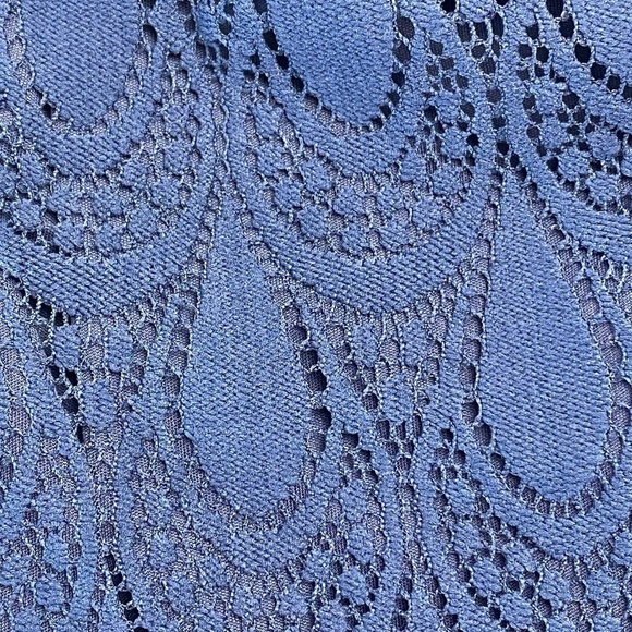 LILLY PULITZER Dellaria Mini Dress Teardrop Lace in Navy Blue Size M - Picture 8 of 9